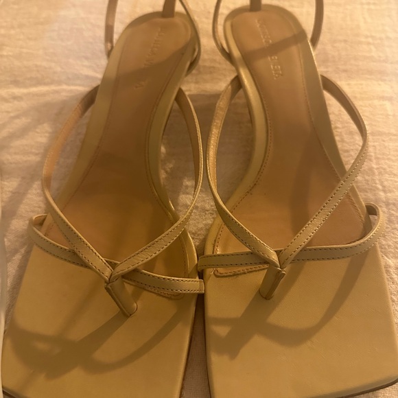 NIB Bottega Veneta Stretch Multi-Strap Leather Sandals Size 8 - NUDE - Picture 8 of 10